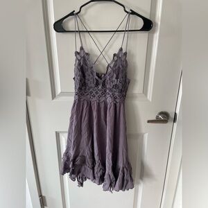 Free People lace top dress